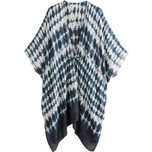 Next Kimono  navy / wit