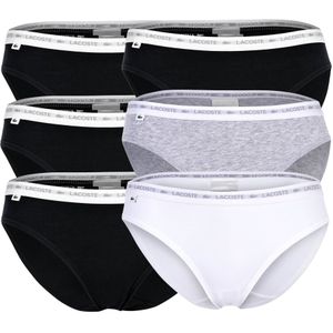 LACOSTE Slip  grijs / zwart / wit