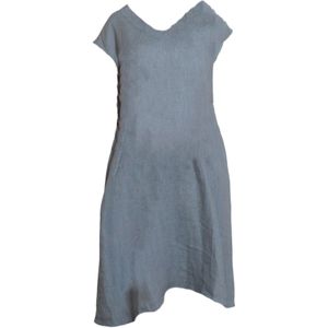 Nikka Place Jurk 'Aster'  duifblauw