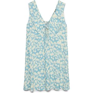 Vmsommer - Korte Jurk - Bloemenprints - Mouwloos - V-Hals - Regular Fit