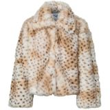 Plush - Pluizig Jas - Polyester - Warm - Lange Mouwen - Gespreide Kraag