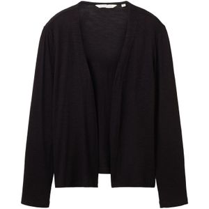TOM TAILOR Gebreid vest  zwart