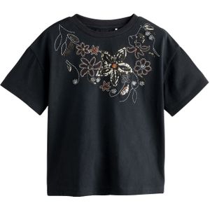 Next Shirt  kastanjebruin / goud / zwart / wit