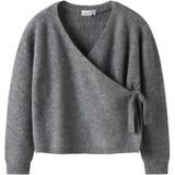 NAME IT Gebreid vest  donkergrijs