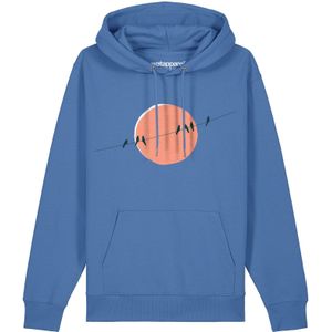 Watapparel Sweatshirt 'Countryside 01'  hemelsblauw / perzik / zwart