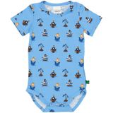 Freds World Romper s/s - Pirate - Alle Blue/Papaja/Navy - Freds World - 68 - Romper S/S