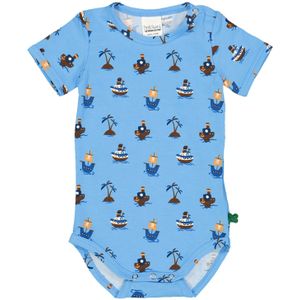 Freds World Romper s/s - Pirate - Alle Blue/Papaja/Navy - Freds World - 68 - Romper S/S