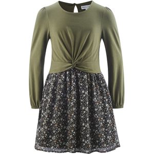 happy girls Jurk  bruin / olijfgroen / zwart / wit