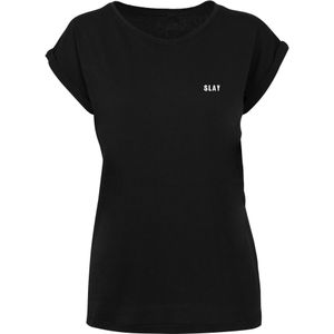 F4NT4STIC Shirt 'Slay'  zwart / wit