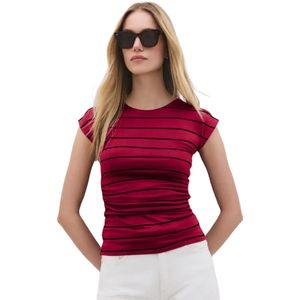 No Matter What Shirt  fuchsia / zwart