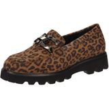 SIOUX - Instappers - Pueblo / Zwart - Leer - Platte Hak