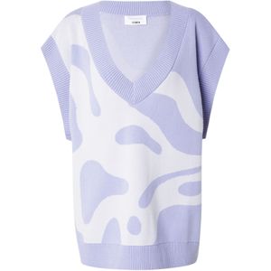 florence by mills exclusive for ABOUT YOU Oversized trui 'Apple Cider'  violetblauw / offwhite