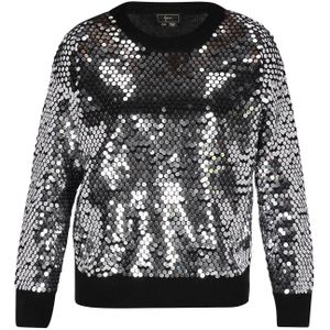 faina Trui  zwart / zilver