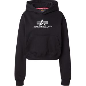 Gestreepte hoodie met pofmouwen voor dames Alpha Industries Basic