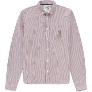 By Diess Collection Overhemd  bruin / rood / wit