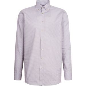 Seidensticker - Businessoverhemd - Zand - Regular 1/1 Button-Down-kraag print