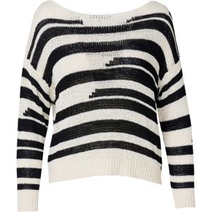 KOROSHI Trui  zwart / wit