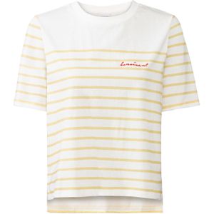 LASCANA Shirt  geel / rood / wit
