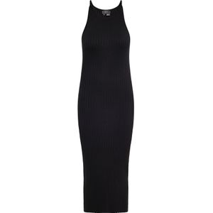 faina Gebreide jurk  zwart