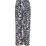 Fransa Bandplooibroek 'Ariana'  navy / wit