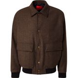 HUGO Tussenjas 'Belaro'  bruin / chocoladebruin