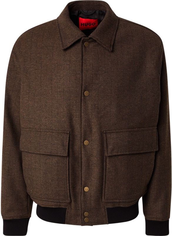 HUGO Tussenjas 'Belaro'  bruin / chocoladebruin