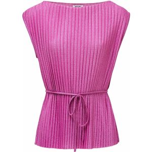 Salsa Jeans - 21010490 - Geplooide Top - Fuchsia