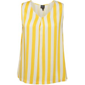 Ulla Popken Blouse  curry / wit