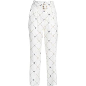 Influencer Broek  zwart / wit
