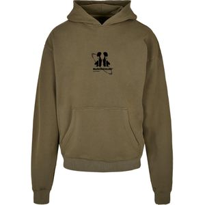 MJ Gonzales Sweatshirt  olijfgroen / donkergroen / zwart