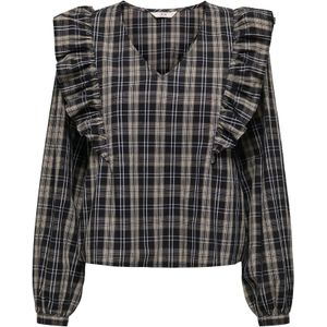 JDY Blouse  ecru / zwart / wit