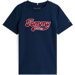 TOMMY HILFIGER Shirt 'VARSITY'  navy / rood / wit