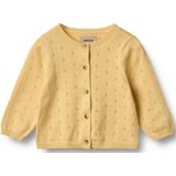 WHEAT Gebreid vest 'Maia'  geel
