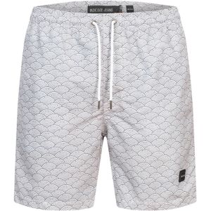INDICODE JEANS Zwemshorts 'Santonio'  grijs / offwhite