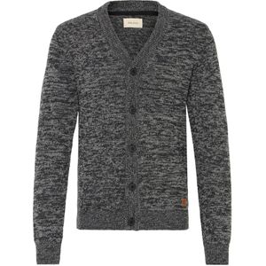 BLEND Gebreid vest 'Damon'  zwart gemêleerd