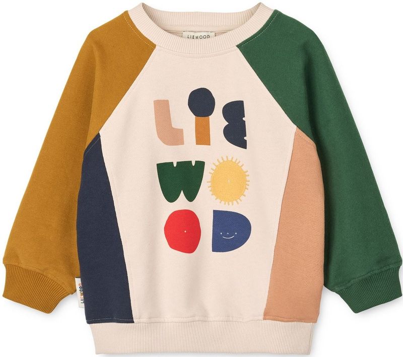 LIEWOOD - Aude - Sweater - Beige - Oversized Pasvorm - Ronde Hals