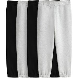 The Set Broek  grijs gemêleerd / zwart