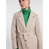 PIECES Dames Pcnasha Ls Coat Noos mantel, White Pepper, M