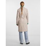 PIECES Dames Pcnasha Ls Coat Noos mantel, White Pepper, M