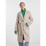 PIECES Dames Pcnasha Ls Coat Noos mantel, White Pepper, M