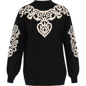 usha FESTIVAL Trui  crème / zwart