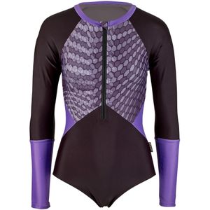 BECO the world of aquasports Badpak 'Hexagon'  lila / zwart