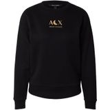 ARMANI EXCHANGE Sweatshirt  goud / zwart