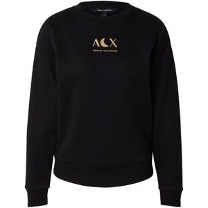ARMANI EXCHANGE Sweatshirt  goud / zwart