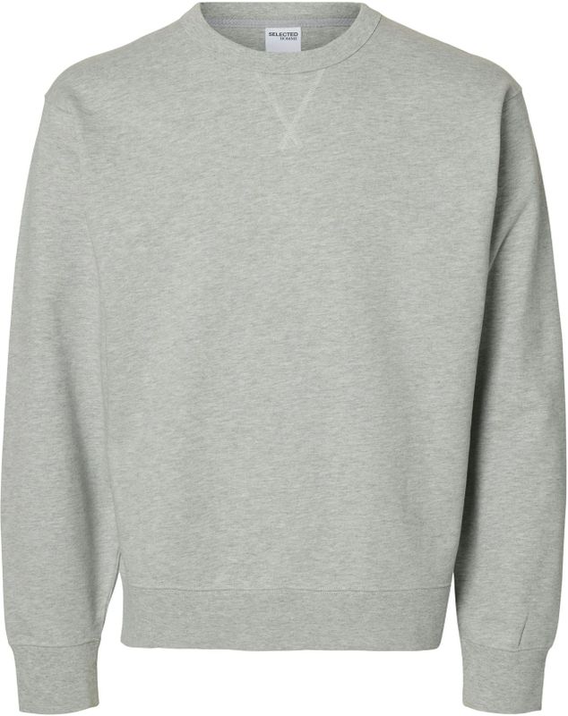Selected - Luke - Sweatshirt - Ronde Hals - Lange Mouwen - Normale Pasvorm - 100% Biologisch Katoen