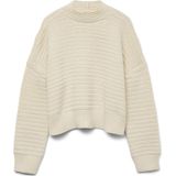 Awsibille - Gebreide Pullover - Hoge Hals - Lange Mouwen - Volumineuze Mouwen - Regular Fit