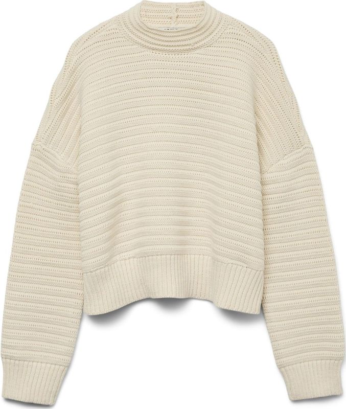 Awsibille - Gebreide Pullover - Hoge Hals - Lange Mouwen - Volumineuze Mouwen - Regular Fit