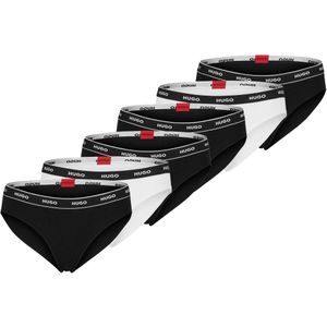 HUGO Slip  zwart / wit