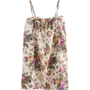 LAURA ASHLEY Nachthemd 'Uffington'  champagne / groen / lavendel / zwart