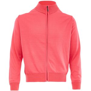 aleva Gebreid vest  pink